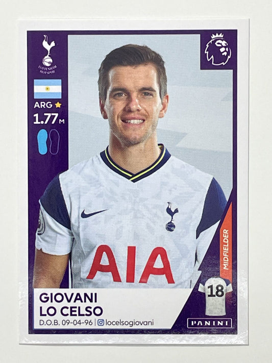 541 Giovani Lo Celso Sticker Tottenham Premier League 2021 Football Sticker