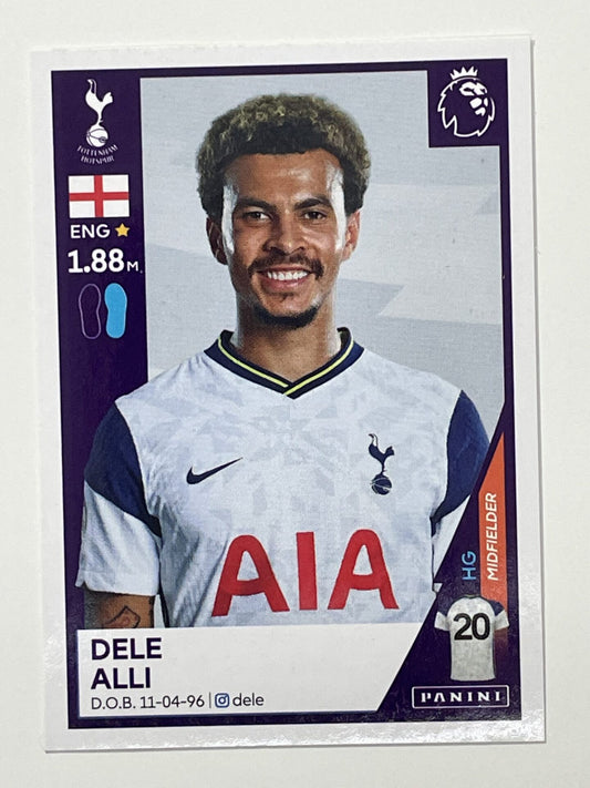 542 Dele Alli Sticker Tottenham Premier League 2021 Football Sticker