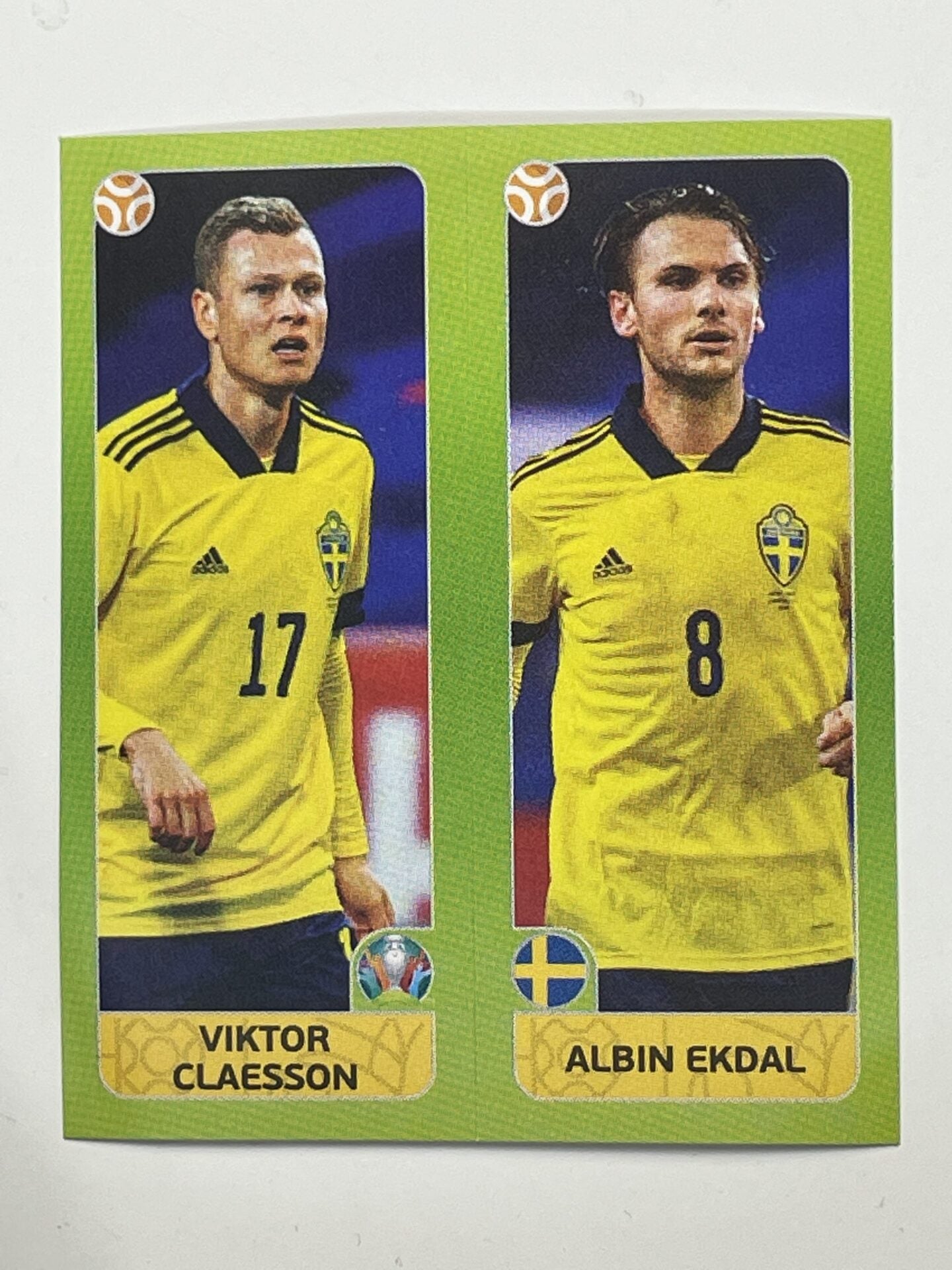 542a:b. Viktor Claesson &#038; Albin Ekdal (Sweden) &#8211; Euro 2020 Stickers