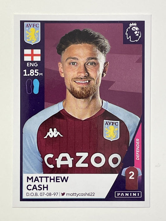 55 Matthew Cash Sticker Aston Villa Premier League 2021 Football Sticker