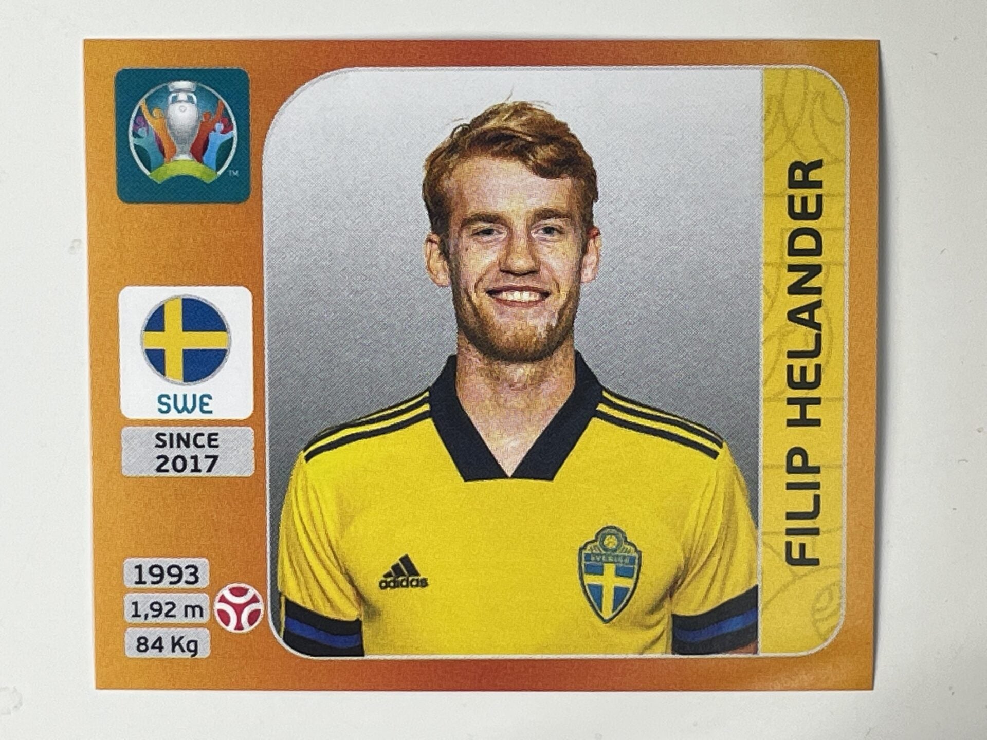 552. Filip Helander (Sweden) - Euro 2020 Stickers