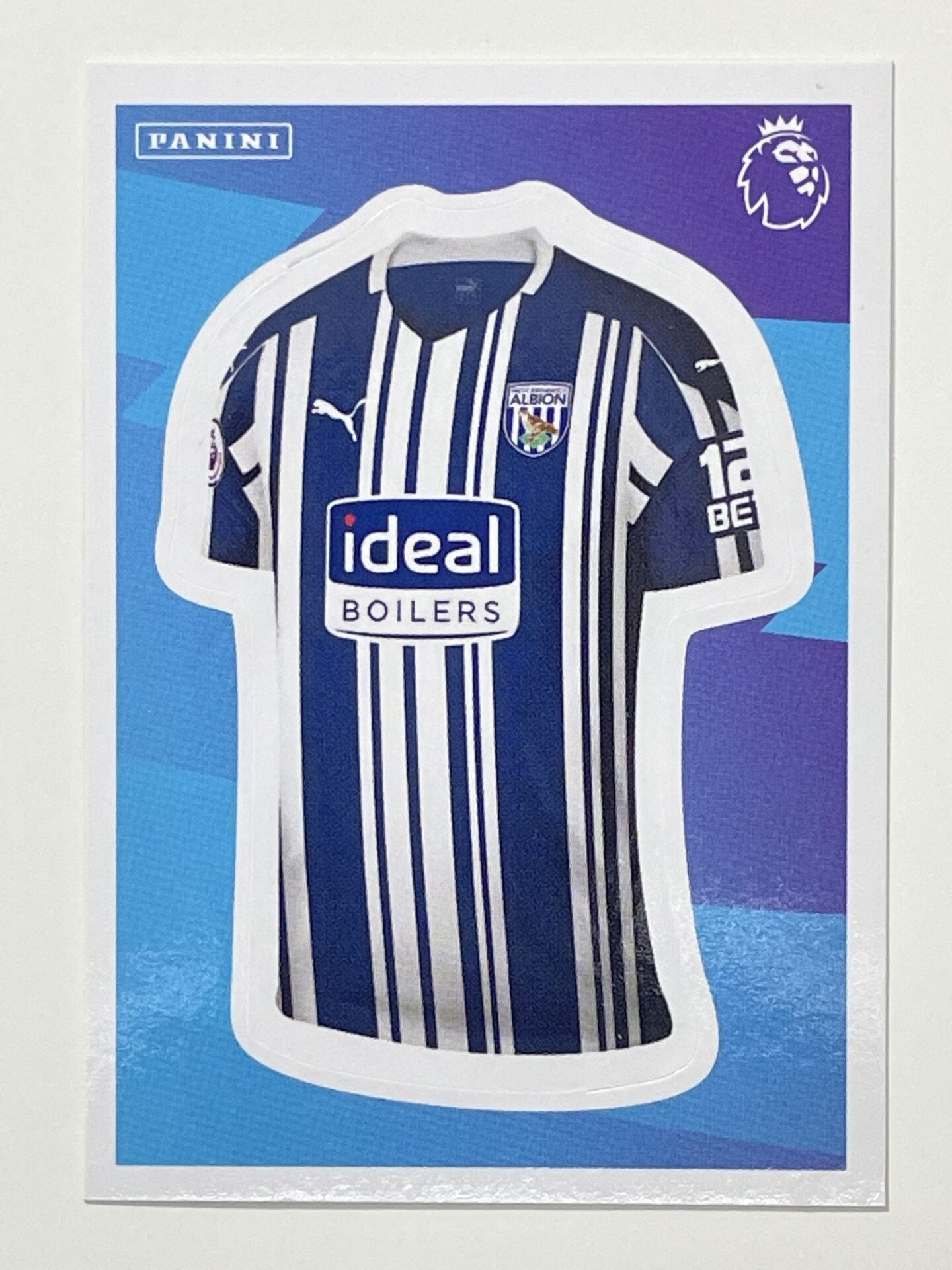 568 Home Shirt Sticker West Brom Premier League 2021 Football Sticker