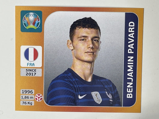 578. Benjamin Pavard (France) &#8211; Euro 2020 Stickers