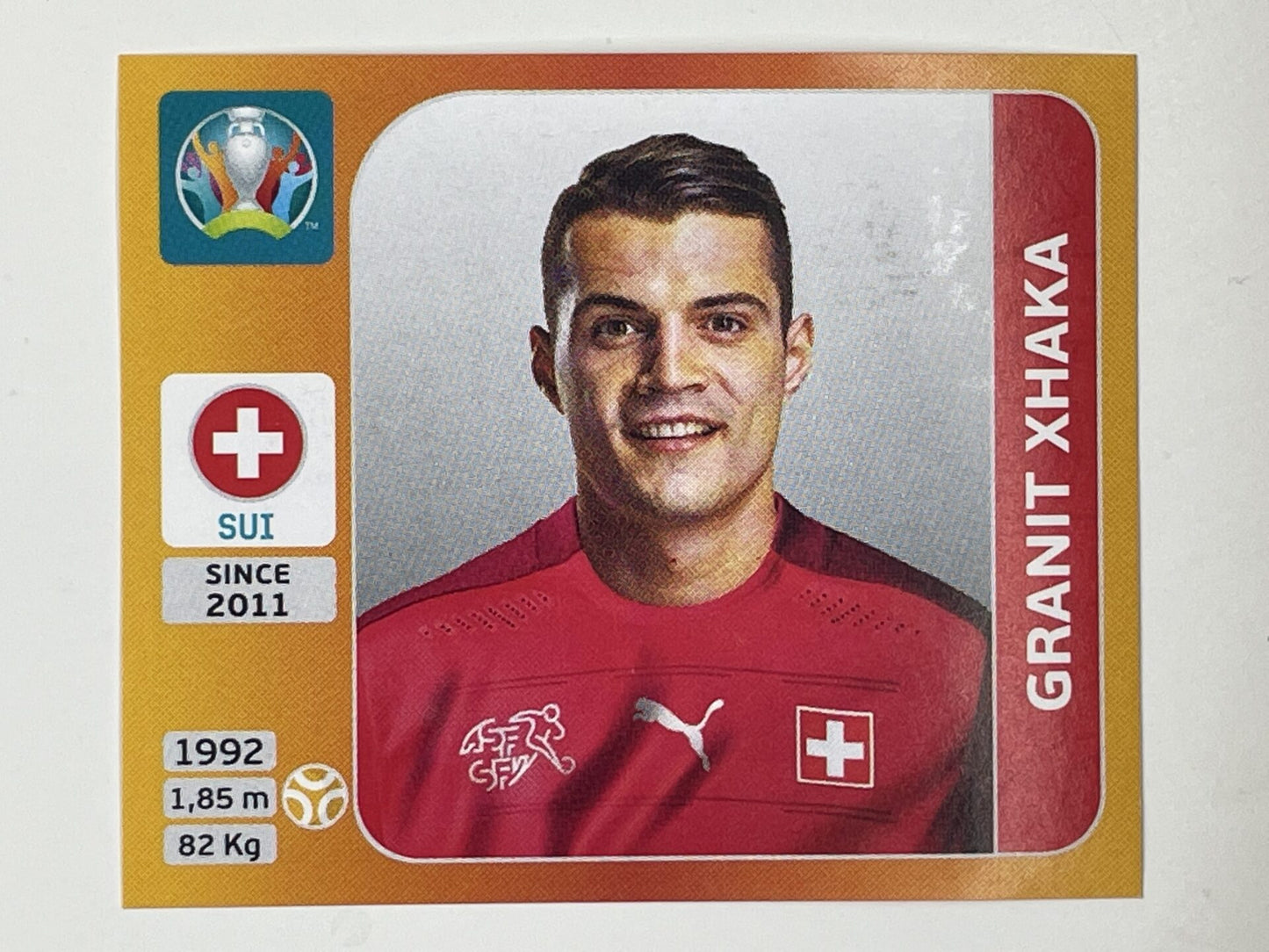 58. Granit Xhaka (Switzerland) &#8211; Euro 2020 Stickers