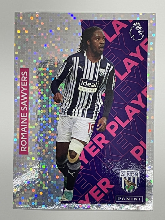 580 Romaine Sawyers Shiny Sticker West Brom Premier League 2021 Football Sticker