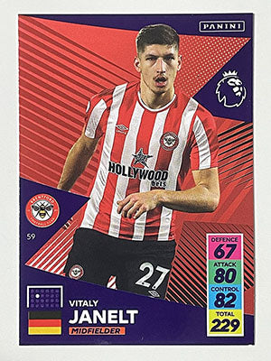 59.-Vitaly-Janelt-Brentford-Panini-Adrenalyn-XL-2021-22-Card-Football