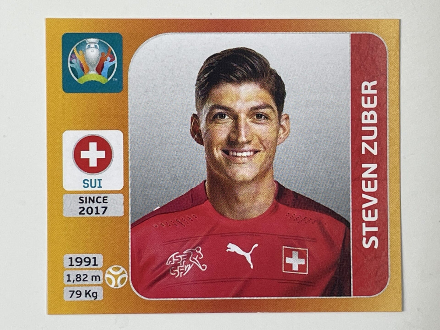 60. Steven Zuber (Switzerland) &#8211; Euro 2020 Stickers