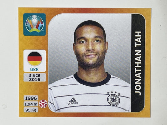 612. Jonathan Tah (Germany) &#8211; Euro 2020 Stickers