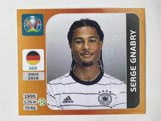 621. Serge Gnabry (Germany) &#8211; Euro 2020 Stickers