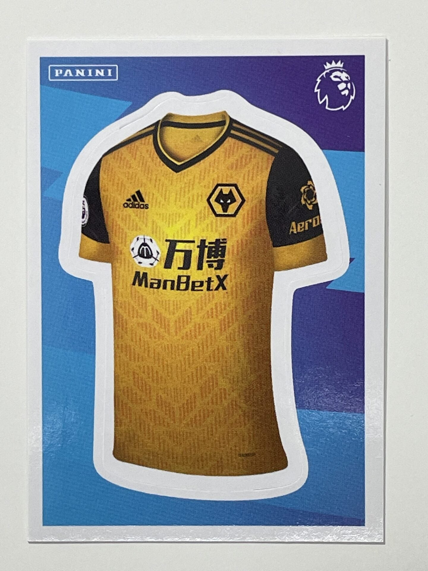 626 Home Shirt Sticker Wolves Premier League 2021 Football Sticker