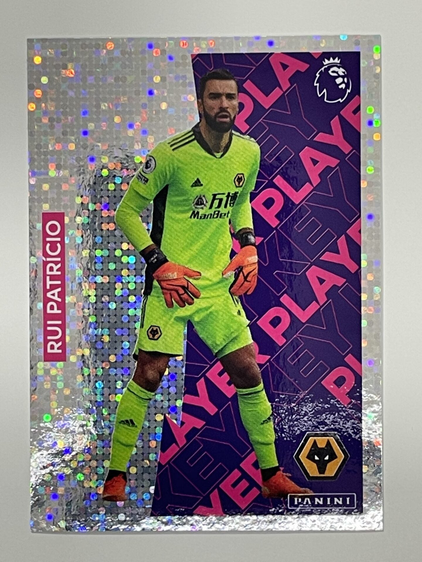 638 Rui Patricio Key Player Sticker Wolves Premier League 2021 Football Sticker