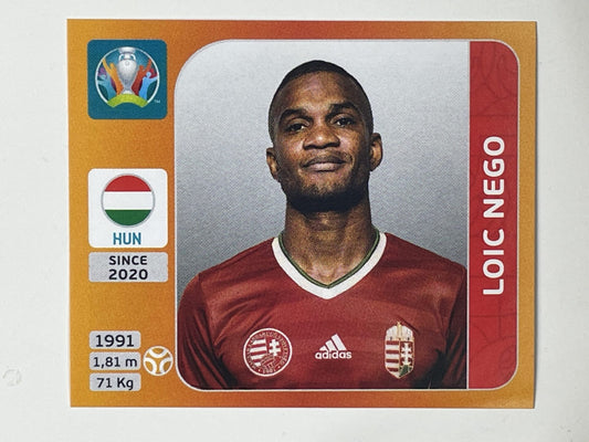 638. Loic Nego (Hungary) &#8211; Euro 2020 Stickers