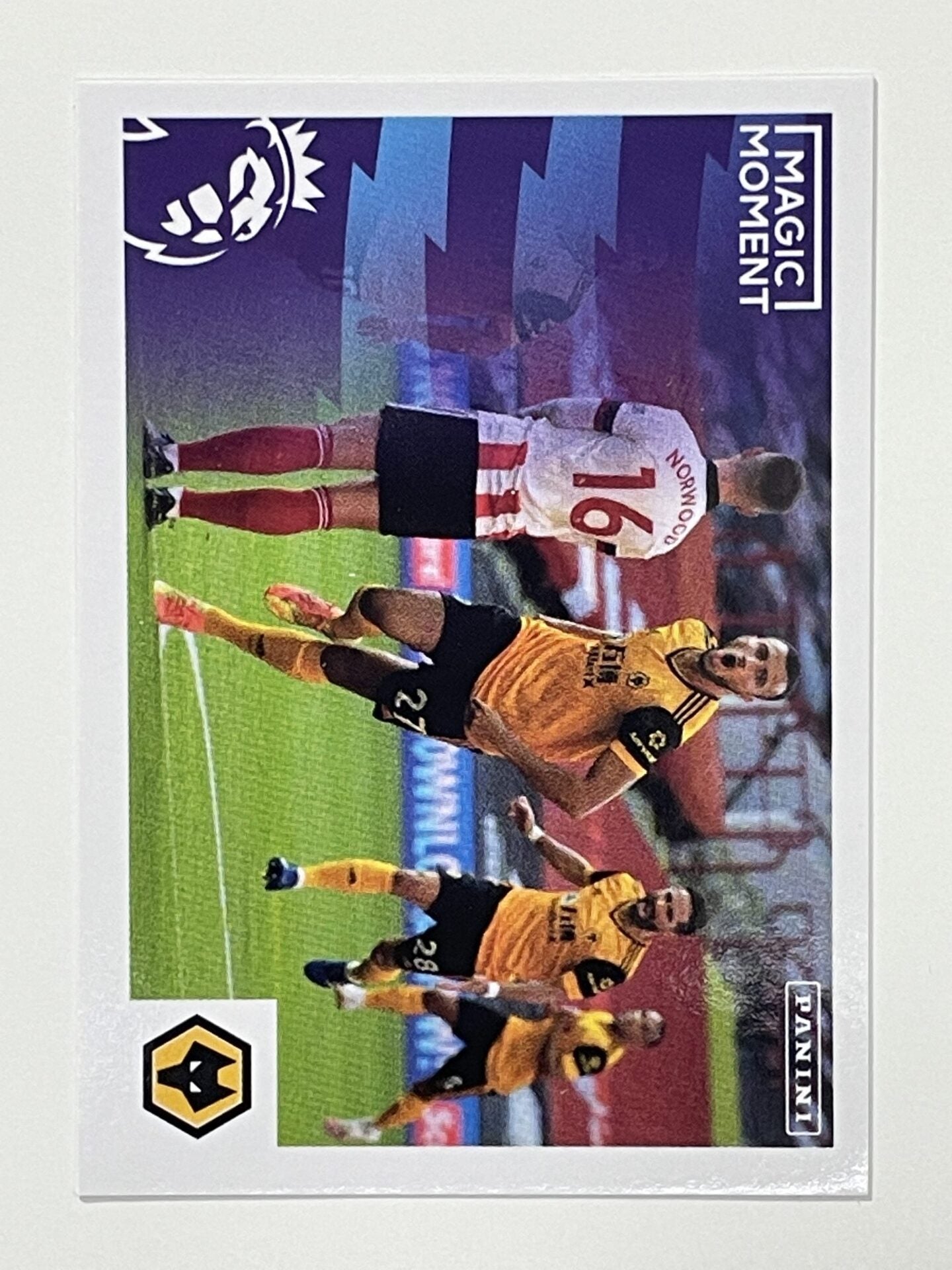 640 Magic Moments Sticker Wolves Premier League 2021 Football Sticker