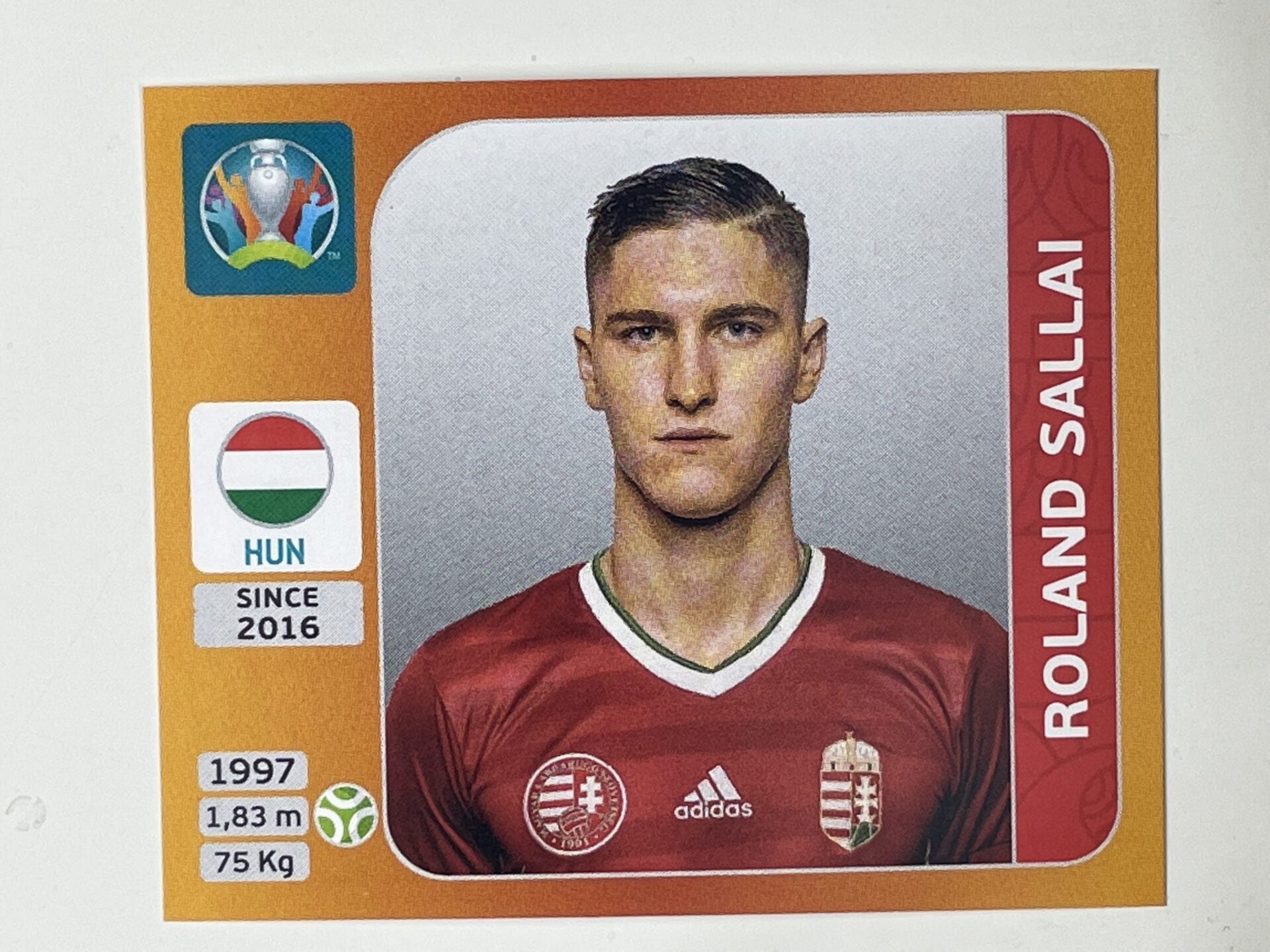 644. Roland Sallai (Hungary) &#8211; Euro 2020 Stickers