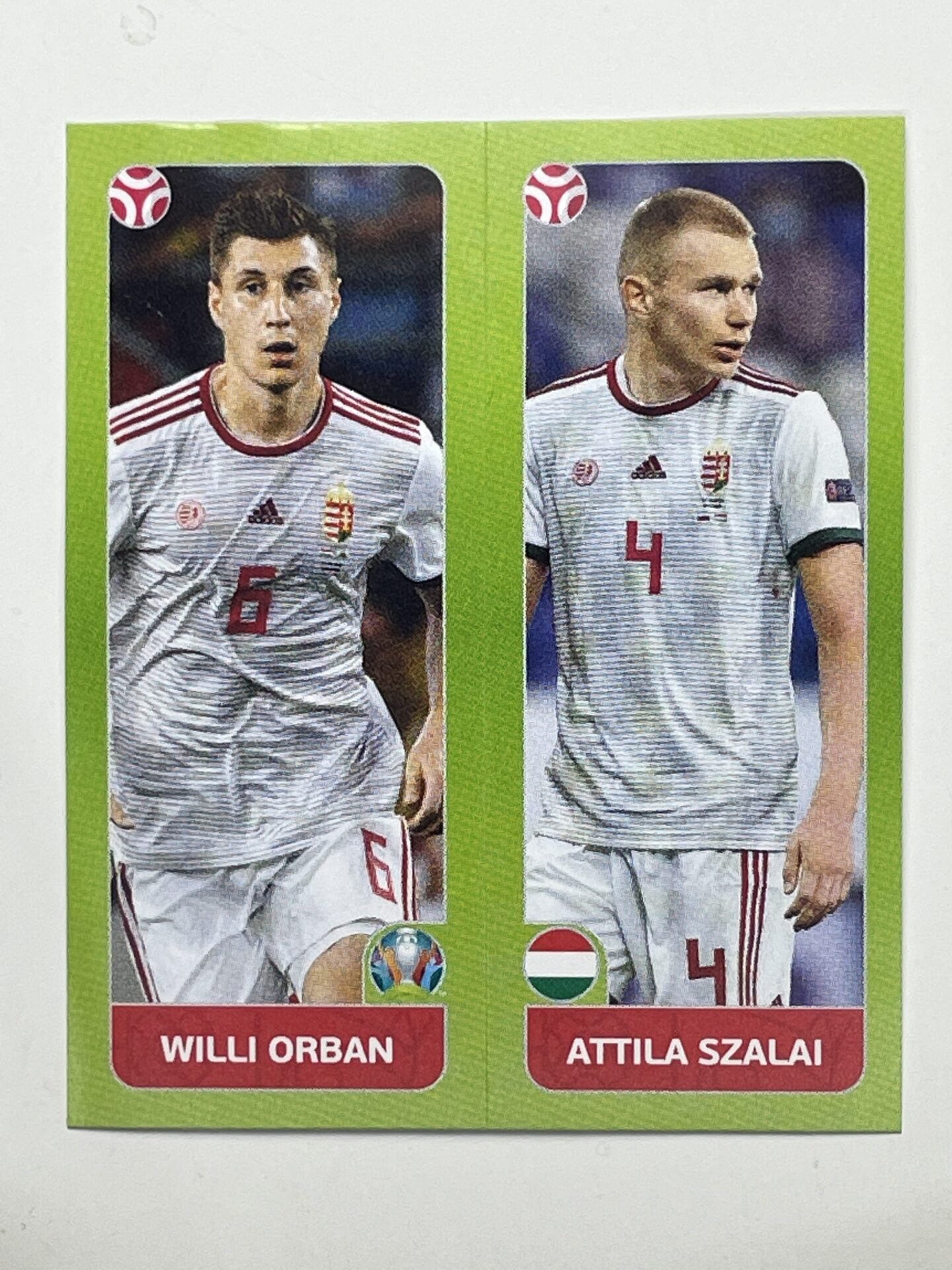 648a:b. Willi Orban &#038; Attila Szalai (Hungary) &#8211; Euro 2020 Stickers