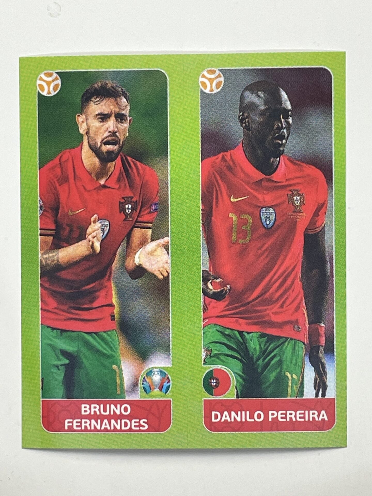 655a:b. Bruno Fernandes &#038; Danilo Pereira (Portugal) &#8211; Euro 2020 Sticker