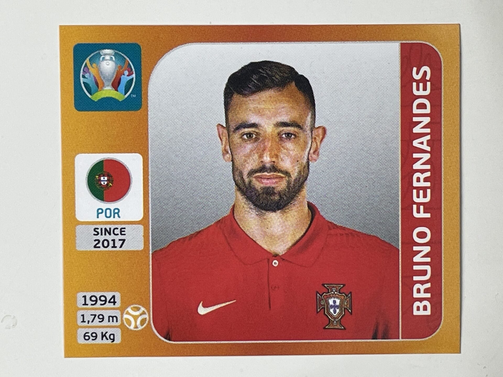 669. Bruno Fernandes (Portugal) &#8211; Euro 2020 Stickers