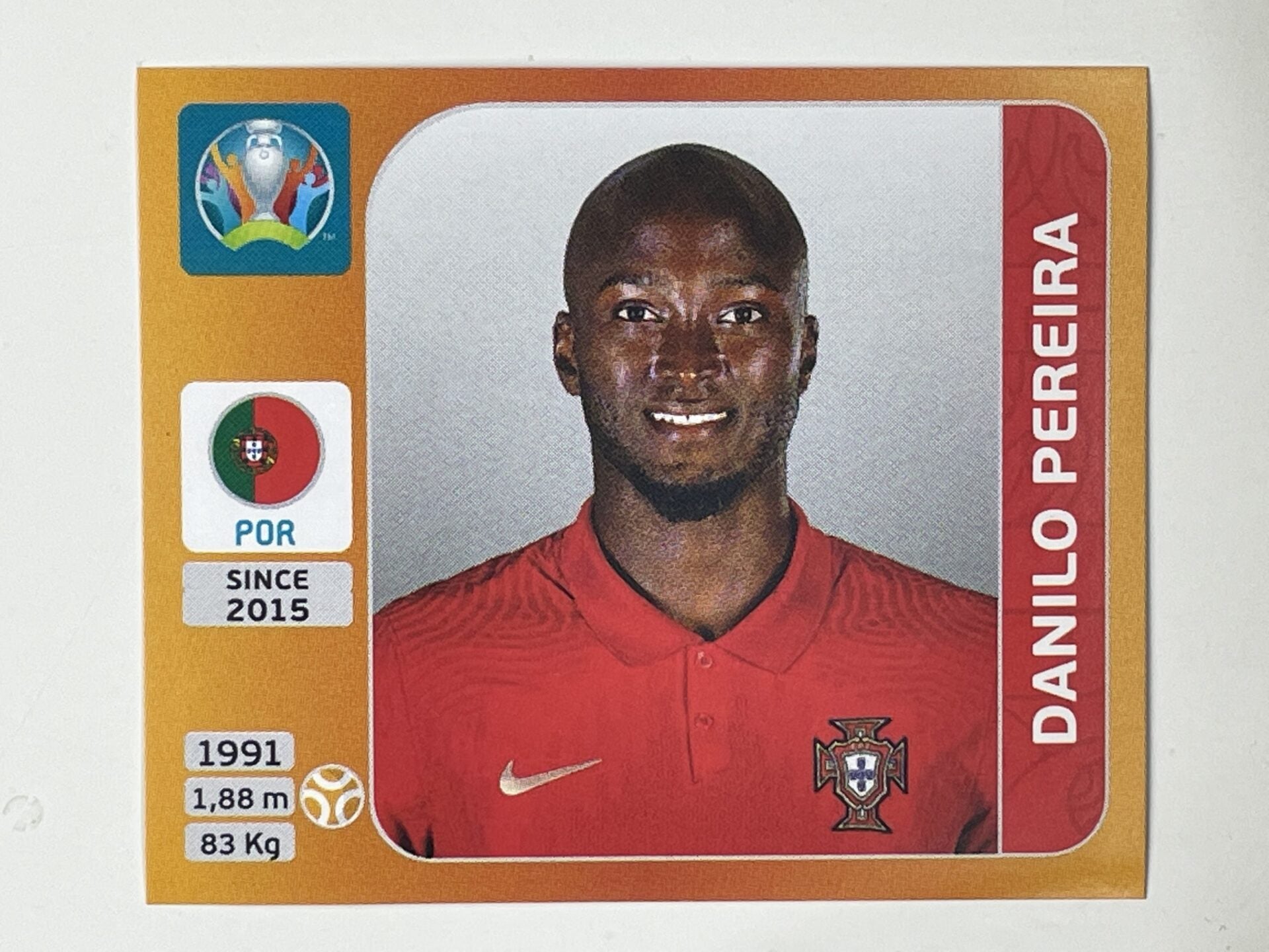 670. Danilo Pereira (Portugal) &#8211; Euro 2020 Stickers