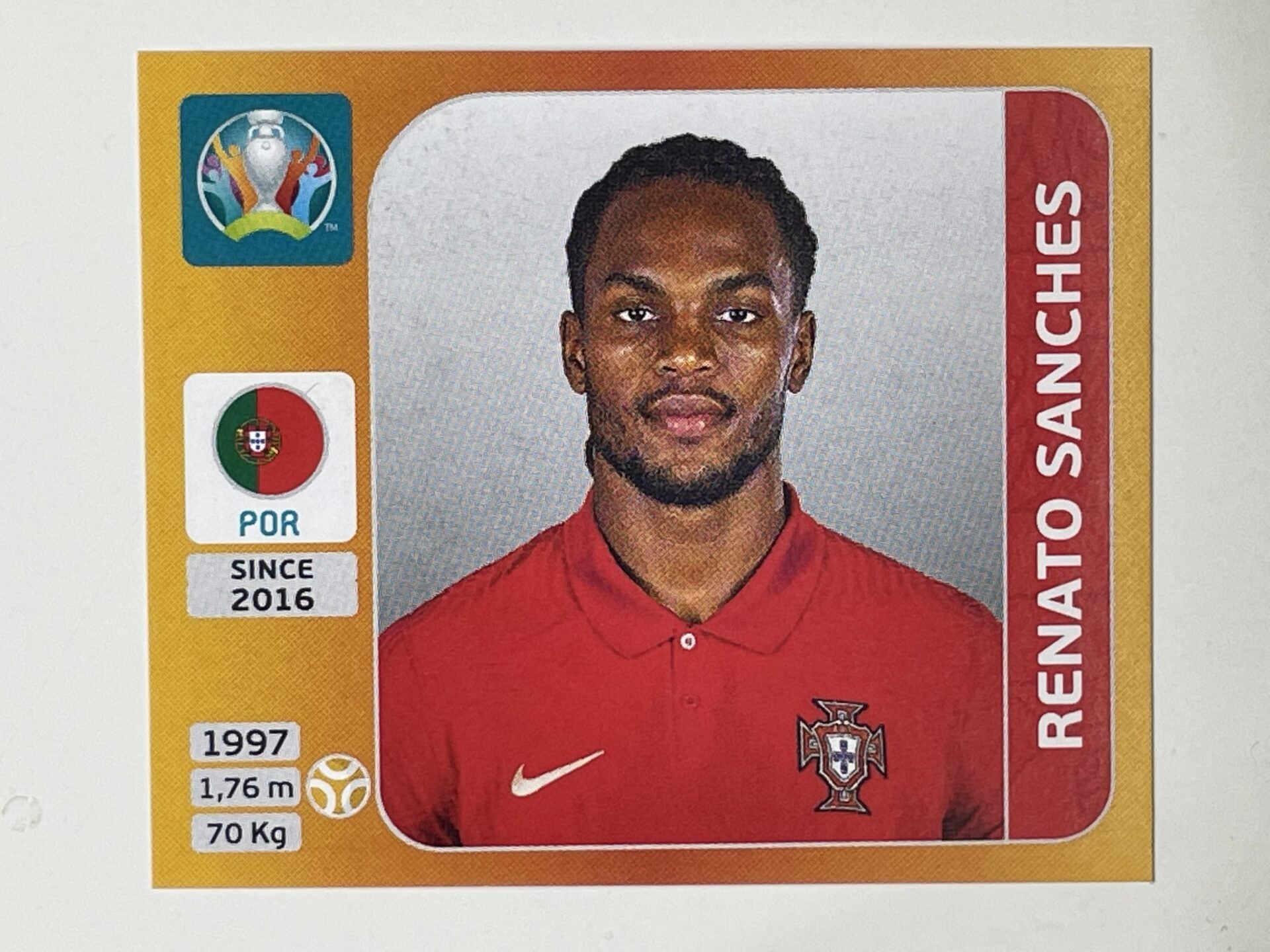 672. Renato Sanches (Portugal) &#8211; Euro 2020 Stickers