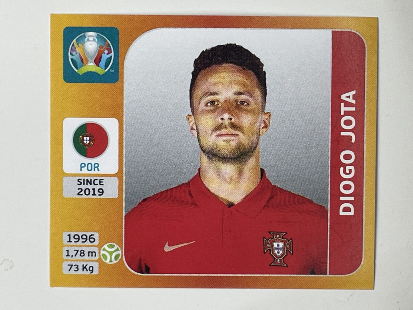 675. Diogo Jota (Portugal) &#8211; Euro 2020 Stickers