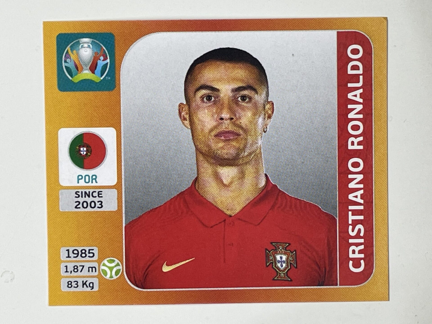 676. Cristiano Ronaldo (Portugal) &#8211; Euro 2020 Stickers