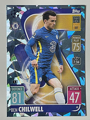 68.-Ben-Chilwell-Crystal-Foil-Parallel-Chelsea-Match-Attax-2021-22-Topps-Football-Card