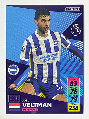 71.-Joel-Veltman-Brighton-Panini-Adrenalyn-XL-2021-22-Card-Football