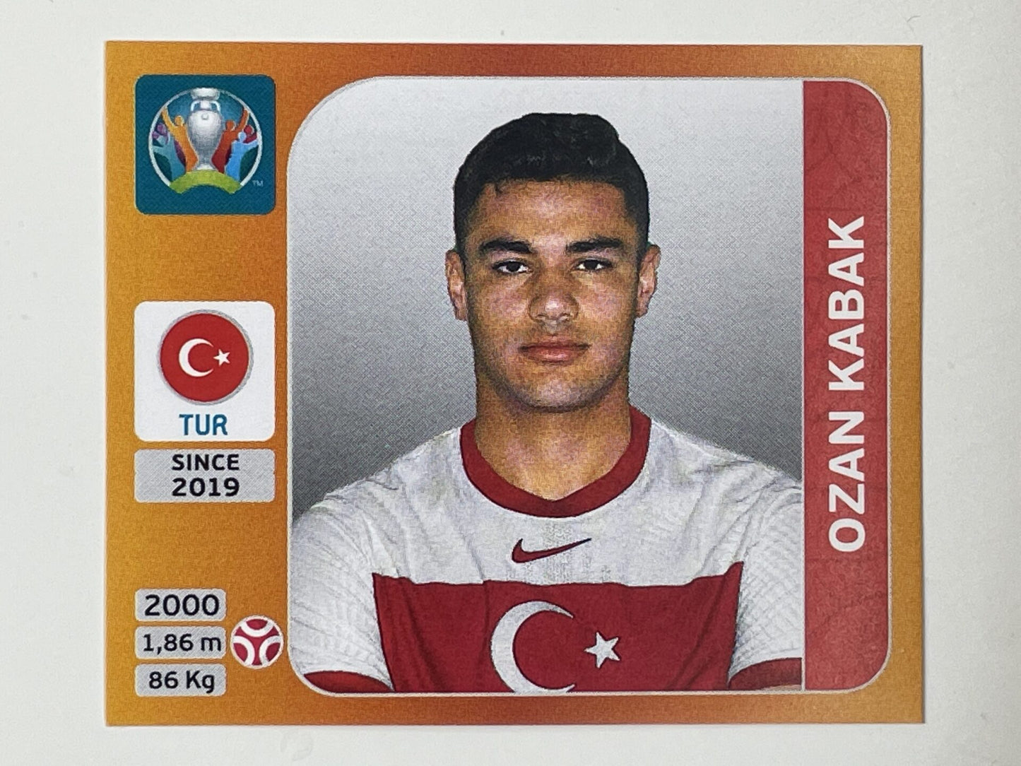 71. Ozan Kabak (Turkey) &#8211; Euro 2020 Stickers