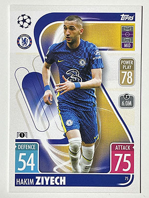 75.-Hakim-Ziyech-Chelsea-Match-Attax-2021-22-Topps-Football-Card