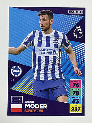 76.-Jakub-Moder-Base-Football-Card-Brighton-Panini-Adrenalyn-XL-2021-22