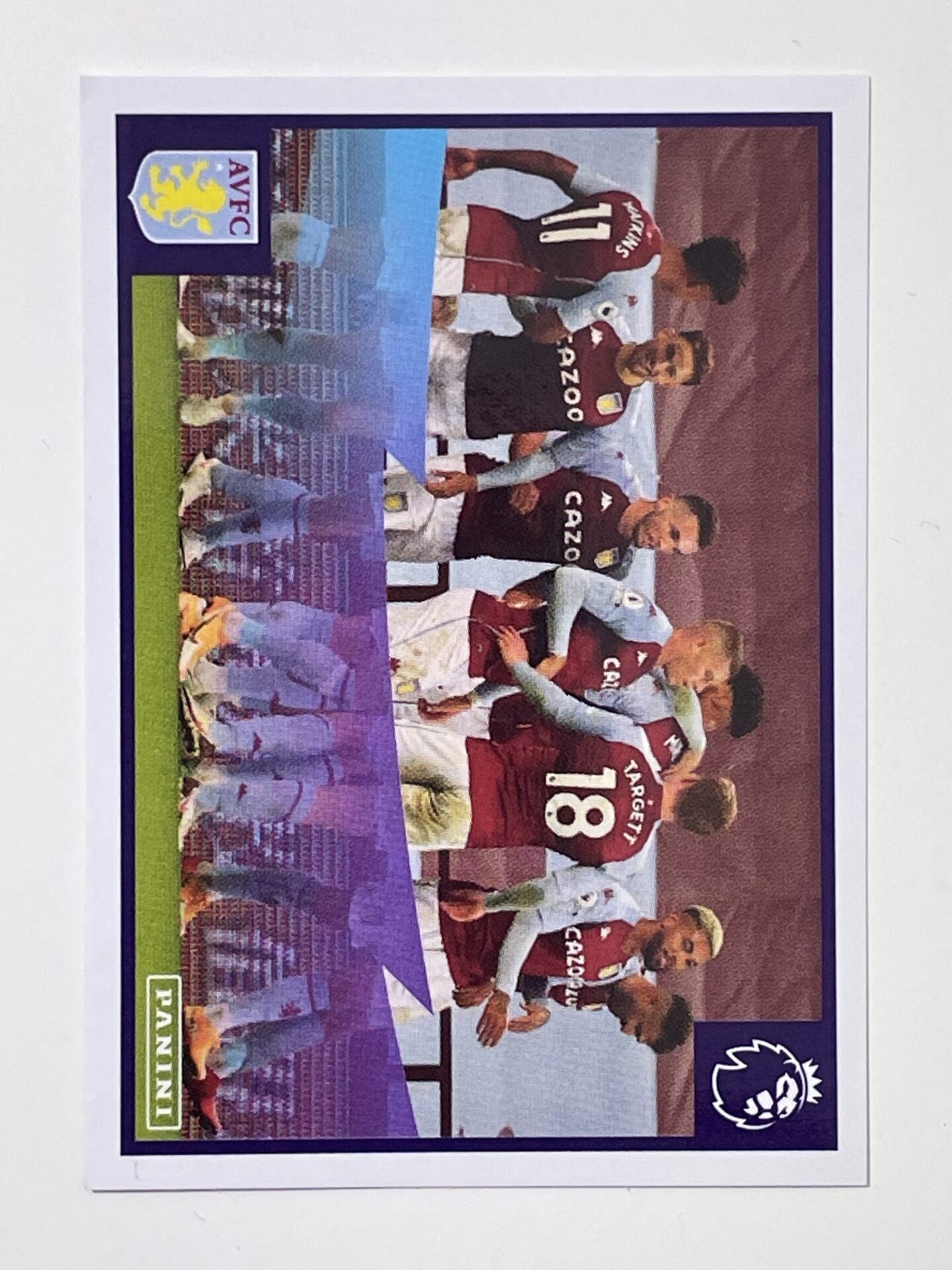 77 Villa Thrillers Sticker Aston Villa Premier League 2021 Football Sticker