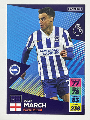 77.-Solly-March-Brighton-Panini-Adrenalyn-XL-2021-22-Card-Football