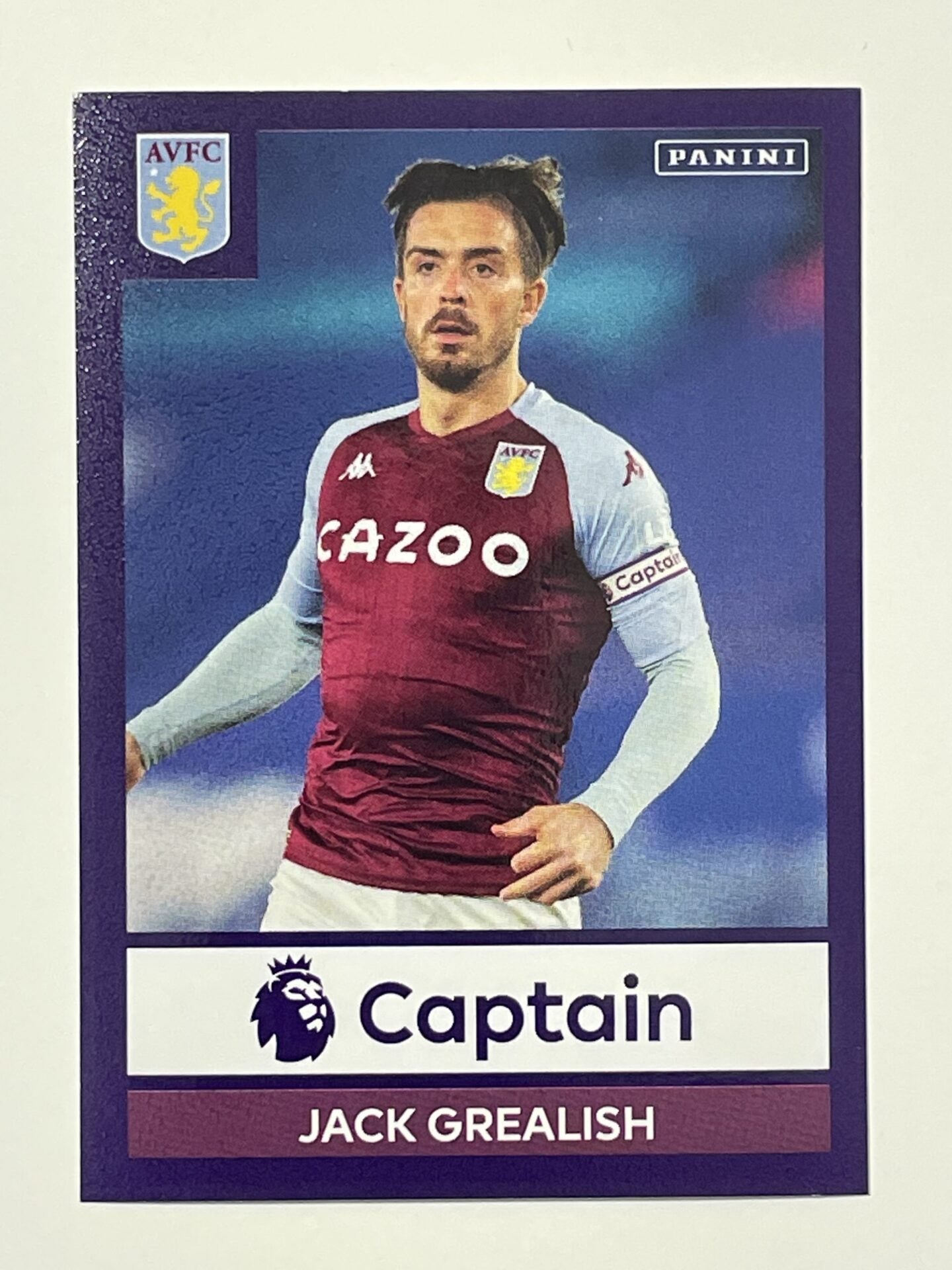 80 Jack Grealish Captain Sticker Aston Villa Premier League 2021 Football Sticker