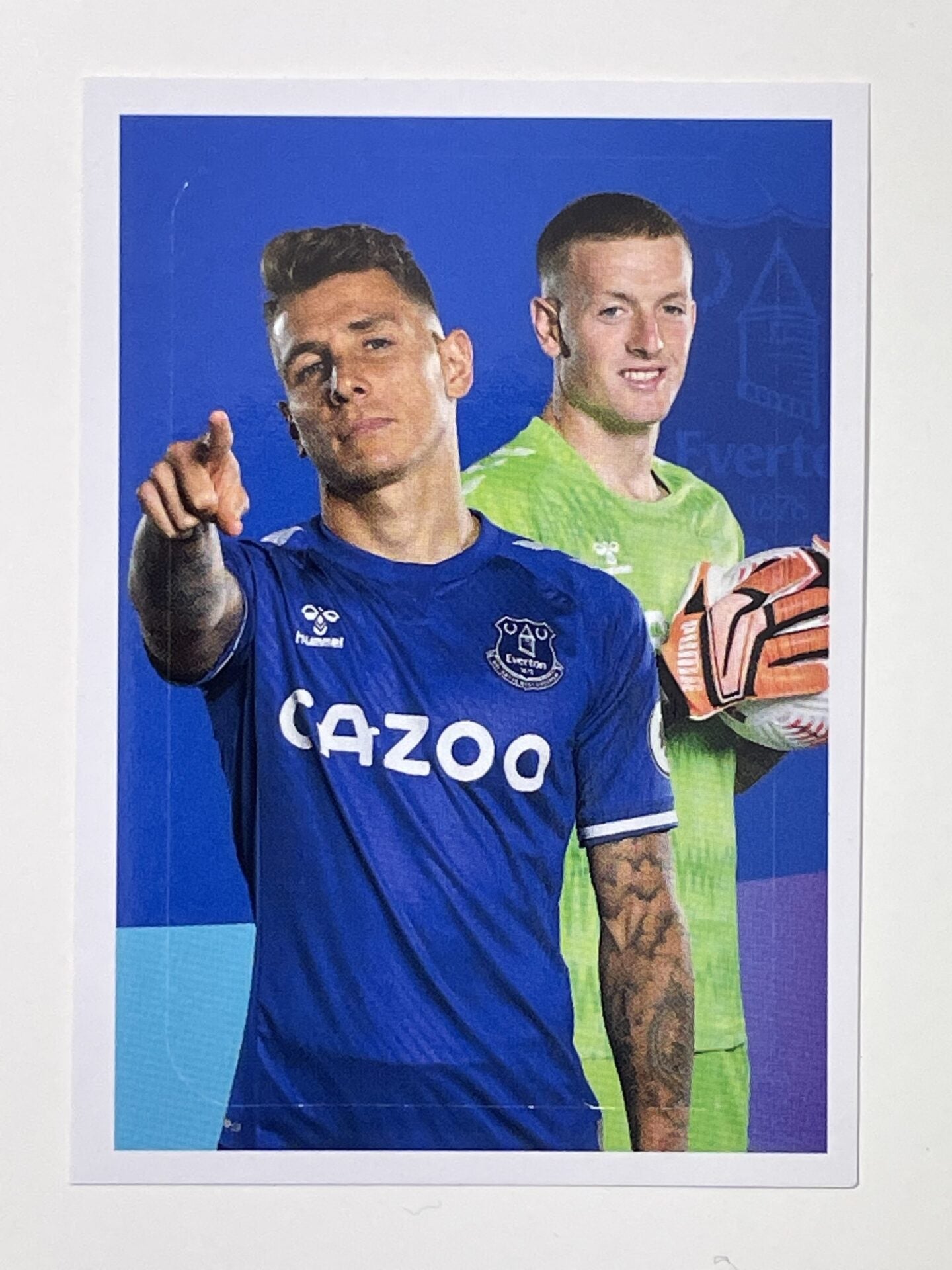 9 Everton Graphic Sticker Premier League 2021 Football Sticker