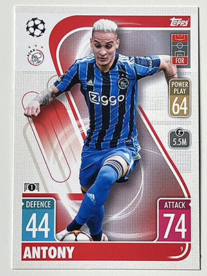 9.-Antony-AFC-Ajax-Match-Attax-2021-22-Topps-Football-Card