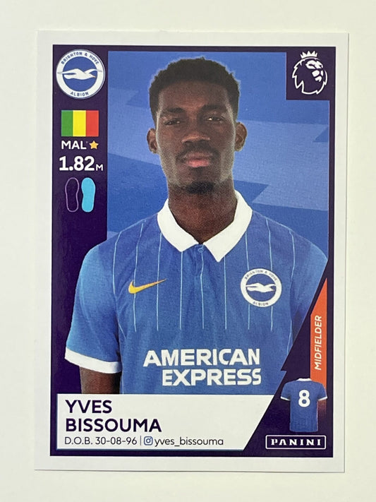 91 Yves Bissouma Sticker Brighton Premier League 2021 Football Sticker