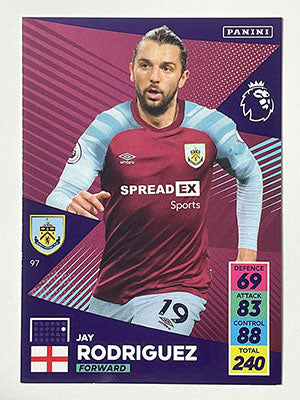 97.-Jay-Rodriguez-Burnley-Panini-Adrenalyn-XL-2021-22-Card-Football