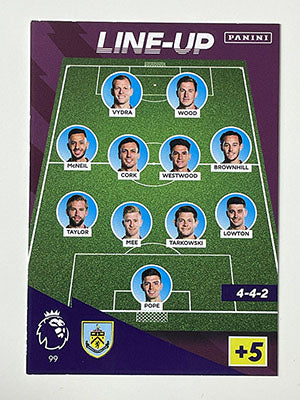 99.-Burnley-Lineup-Football-Card-Panini-Adrenalyn-XL-2021-22