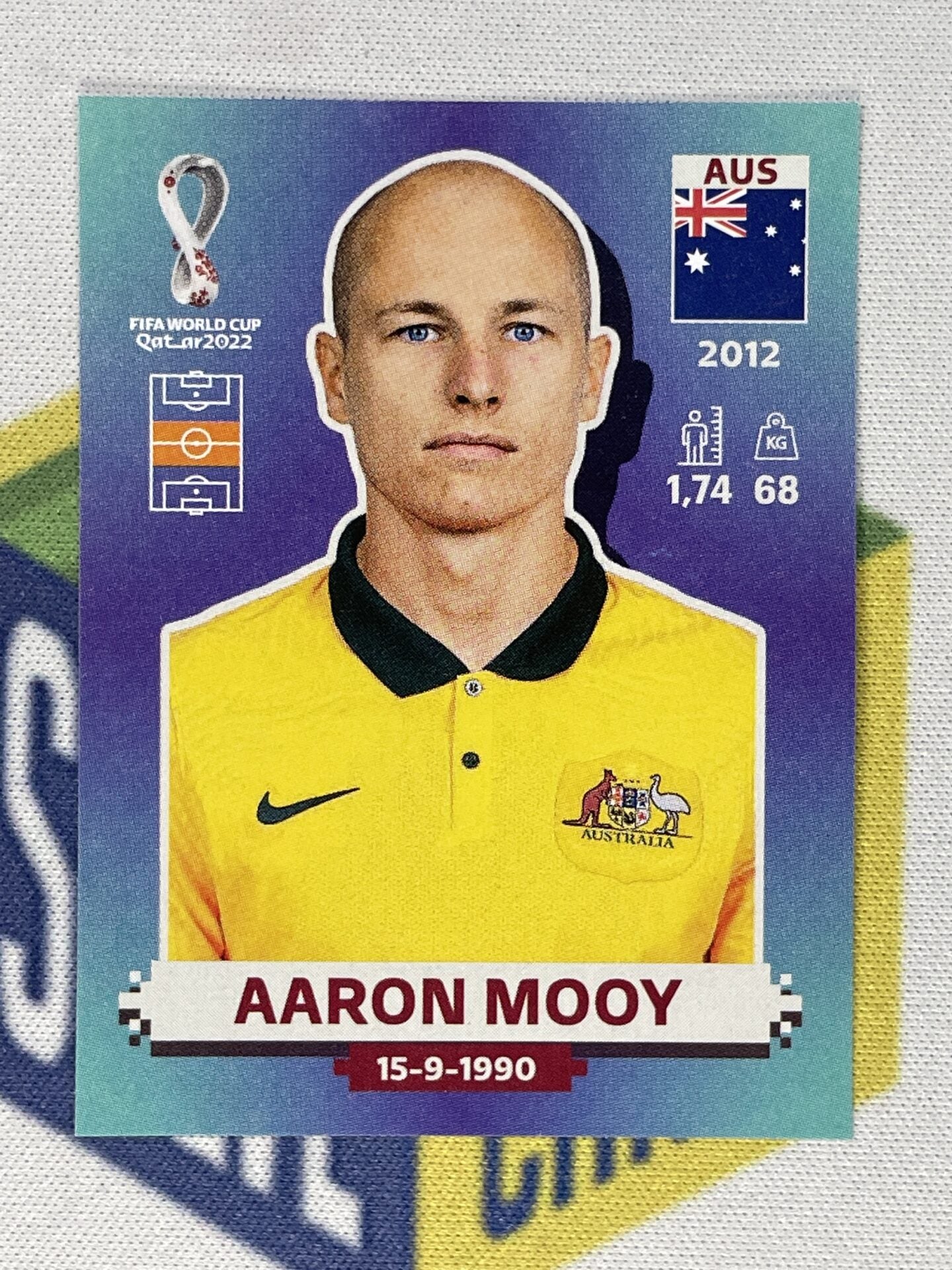 Aaron Mooy Australia Panini World Cup 2022 Qatar Stickers