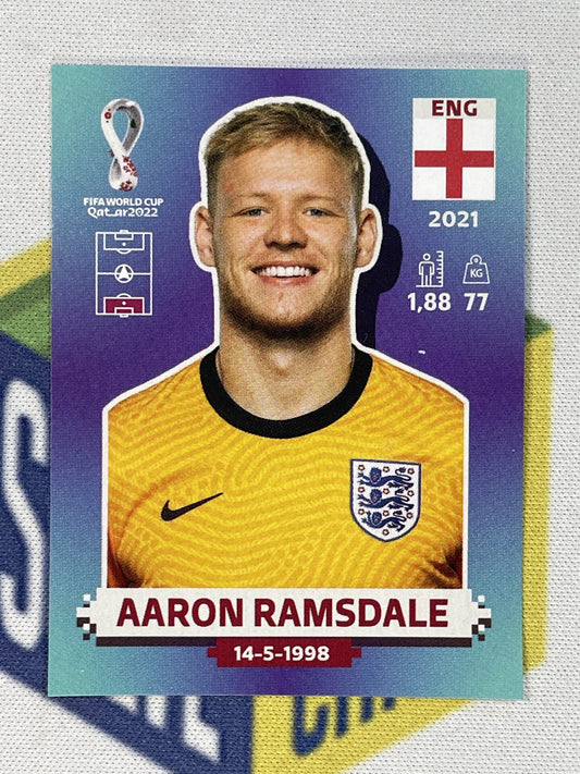 Aaron Ramsdale England Panini World Cup 2022 Qatar Stickers