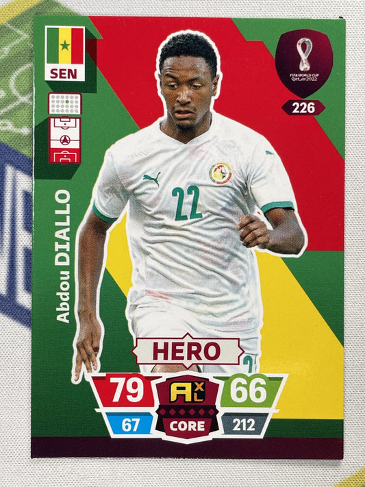 Abdou Diallo Senegal Panini World Cup 2022 Adrenalyn XL Card