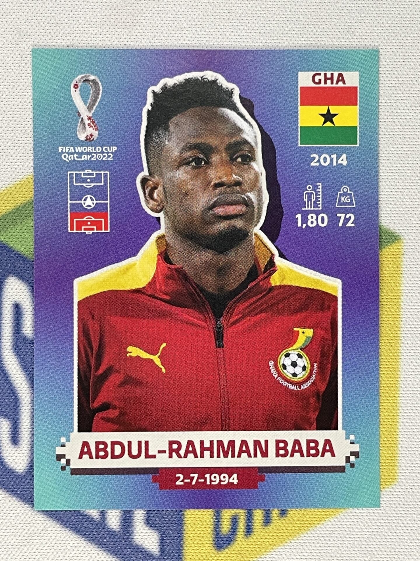 Abdul-Rahman Baba Ghana Panini World Cup 2022 Qatar Stickers