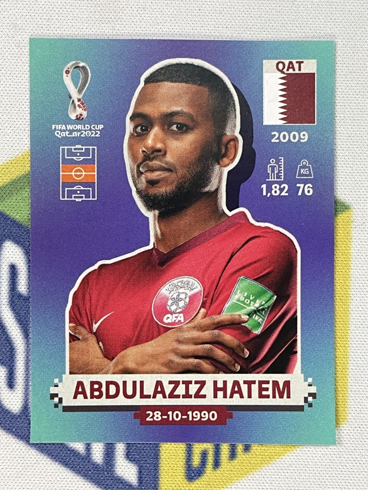 Abdulaziz Hatem Qatar Panini World Cup 2022 Qatar Stickers