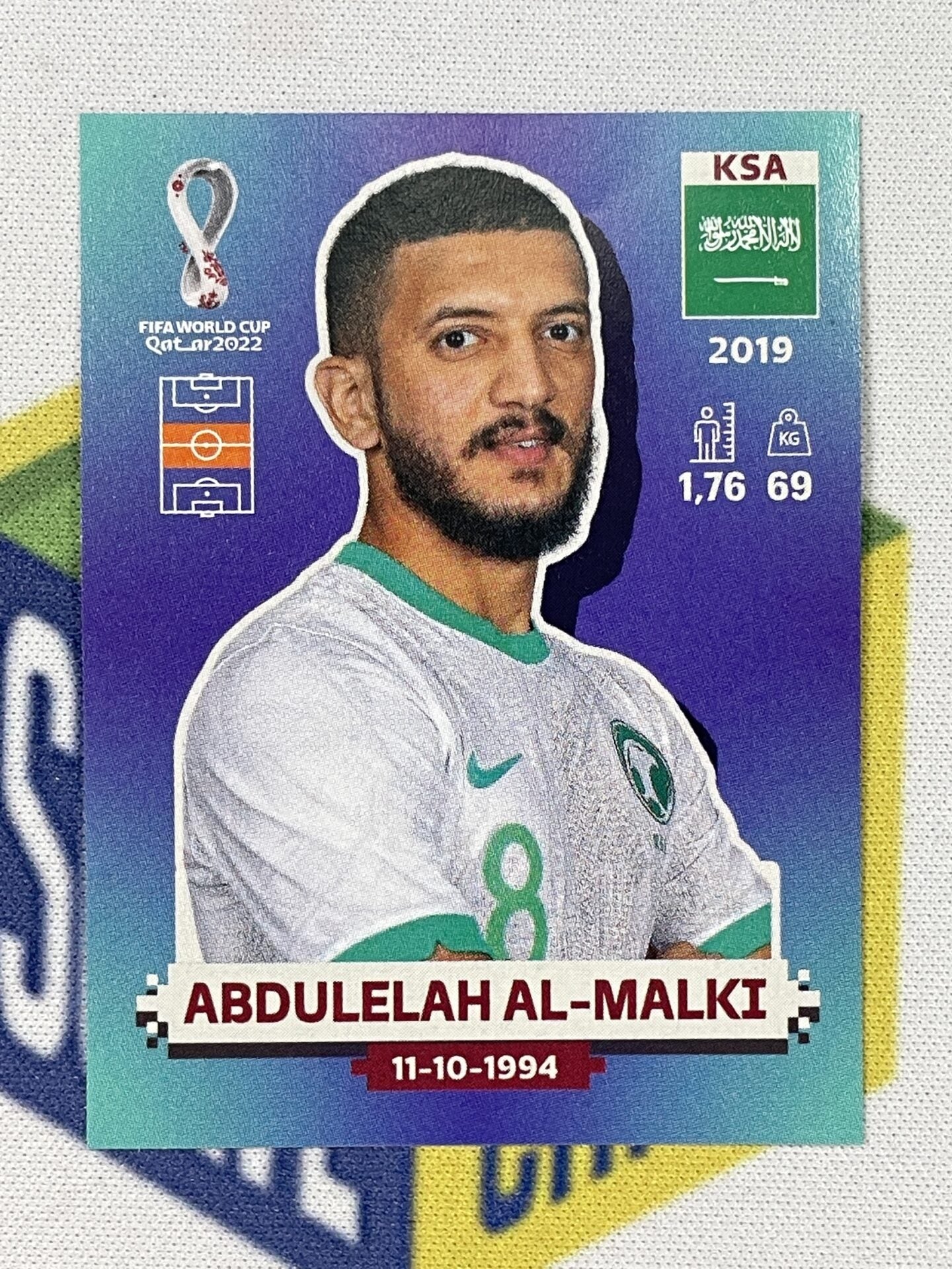 Abdulelah Al-Malki Saudi Arabia Panini World Cup 2022 Qatar Stickers