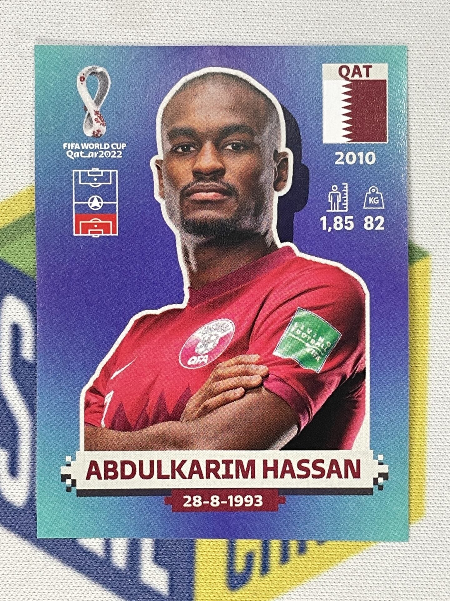 Abdulkarim Hassan Qatar Panini World Cup 2022 Qatar Stickers