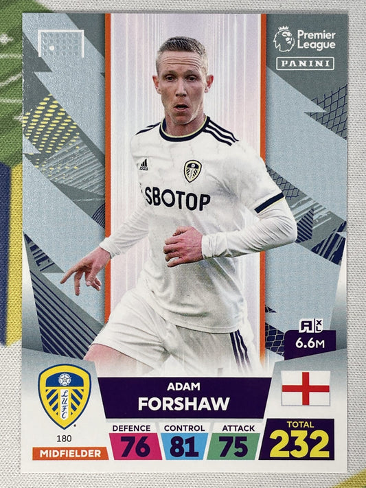 Adam Forshaw Leeds Panini Premier League Adrenalyn XL 2023 Card