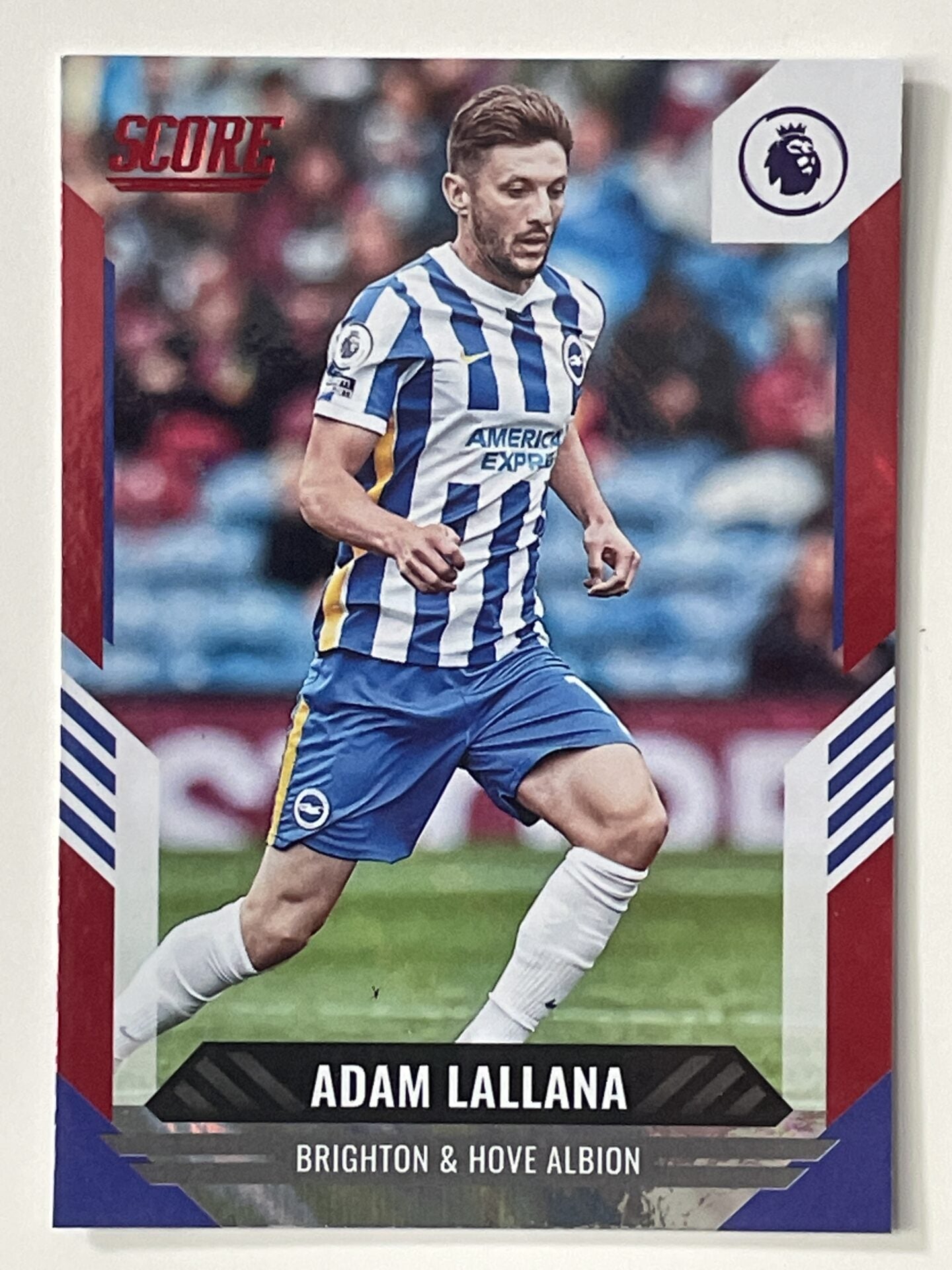 Adam Lallana Brighton Base Red Lava Parallel Panini Premier League Score 2021 2022