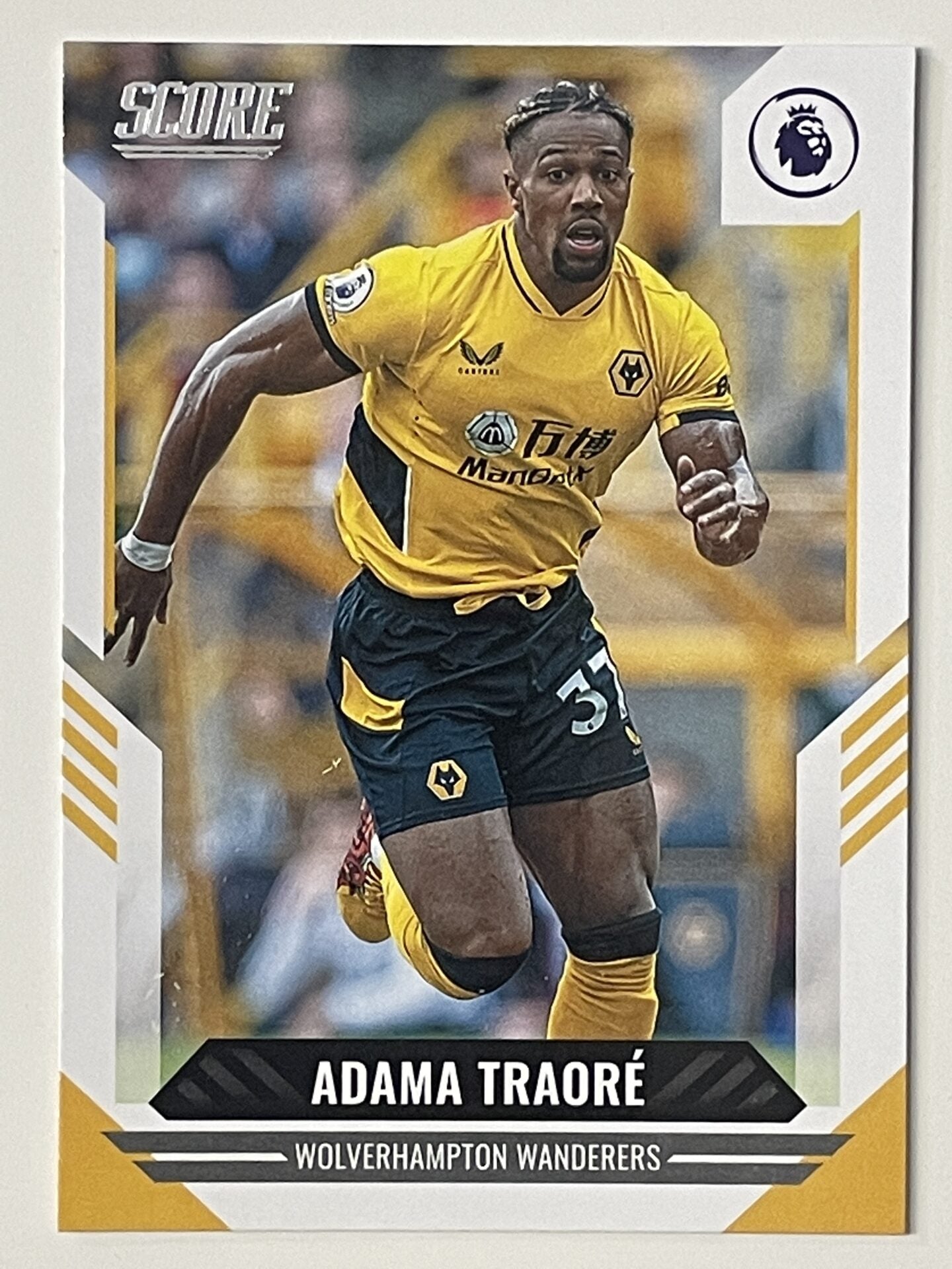 Adama Traore Wolves Base Panini Premier League Score 2021 2022