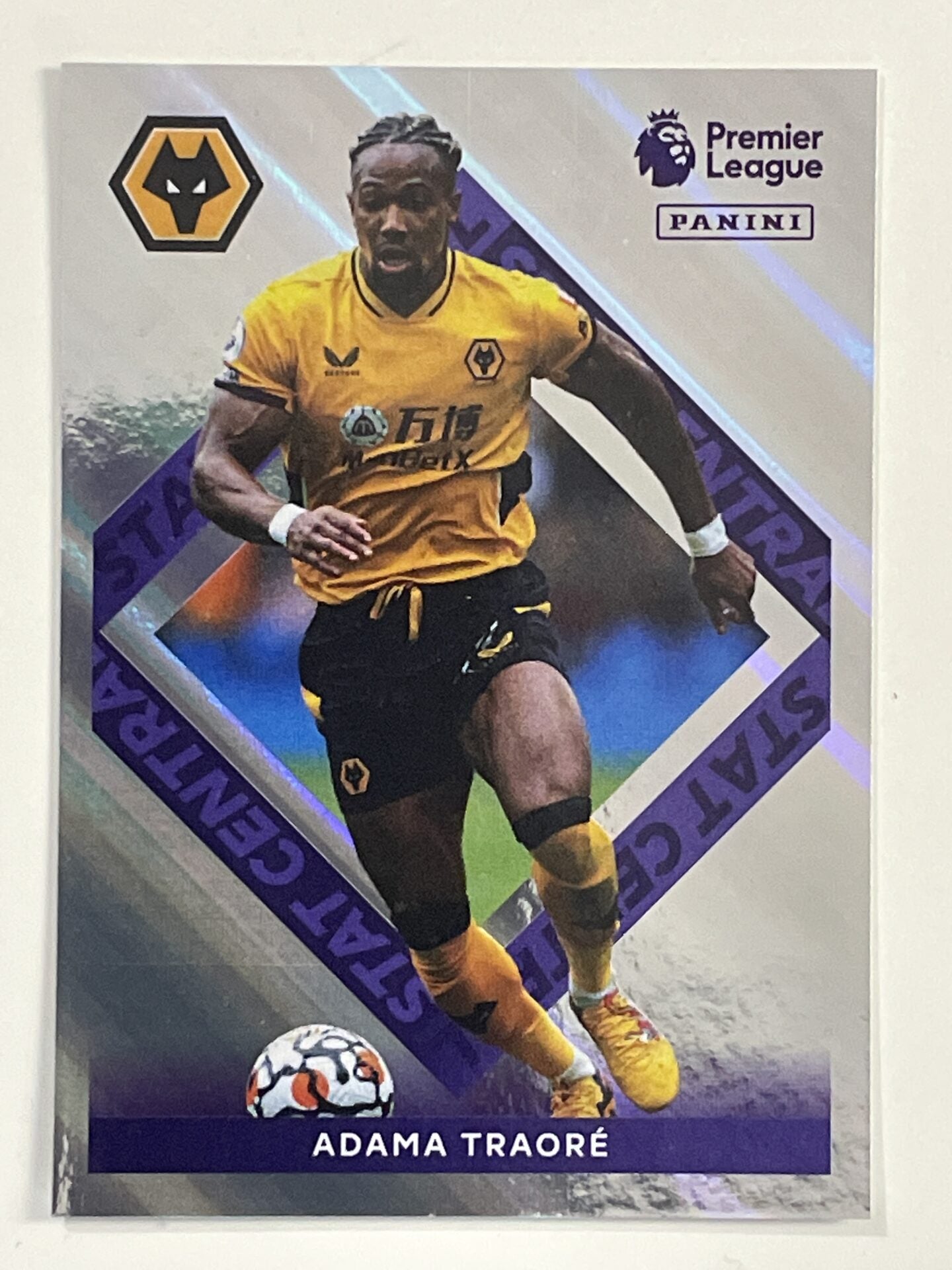 Adama Traore Wolves Stat Central Panini Premier League 2022 Football Stickers