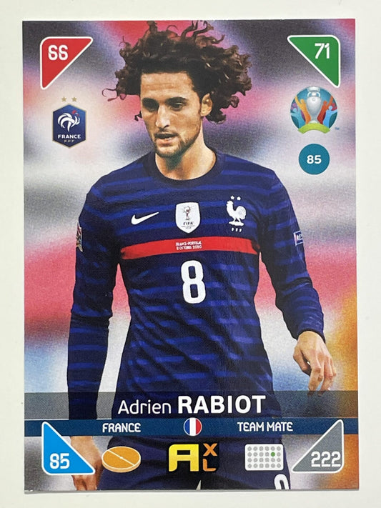 Adrien Rabot Team Mates (France) Football Cards &#8211; Euro 2020 Adrenalyn XL